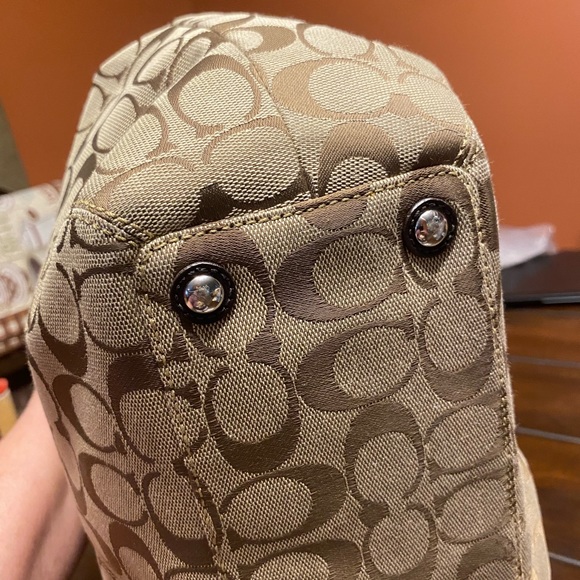 SOLD ON MERCARI Coach Soho Pleated signature North South Tote - Picture 9 of 9